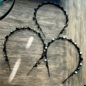 Beaded headband set of 3